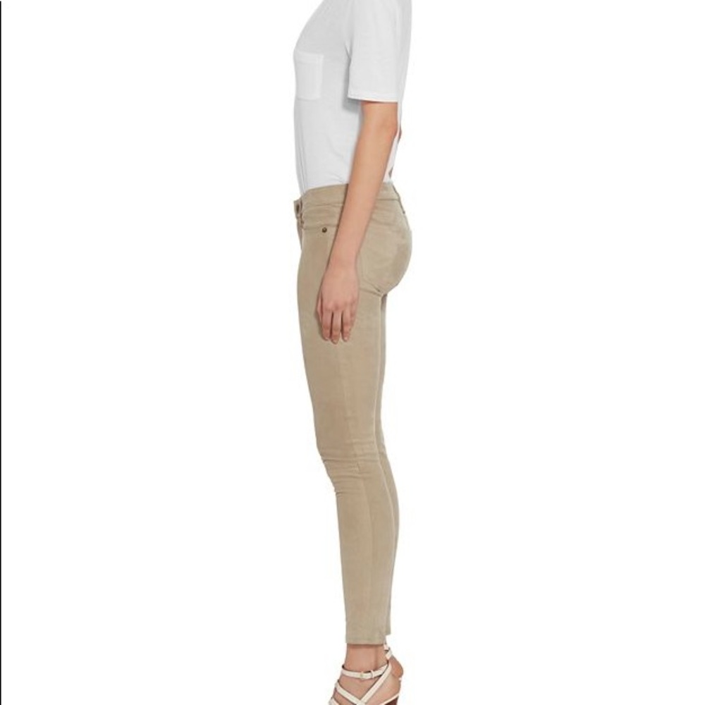 Rag & Bone Stone Suede Skinny Jeans - Picture 3 of 8